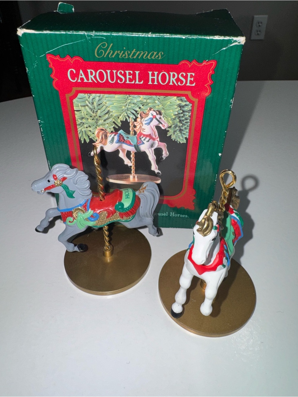 Vintage Hallmark Ornament, Carousel Horse,
 🎠 1st & 2nd  in collection